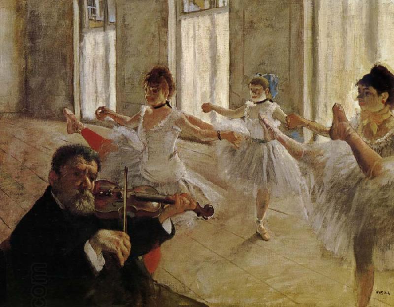 Edgar Degas Dancing school